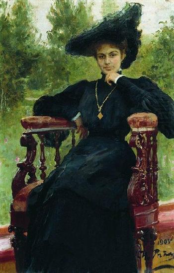 llya Yefimovich Repin Portrait of actress Maria Fyodorovna Andreyeva